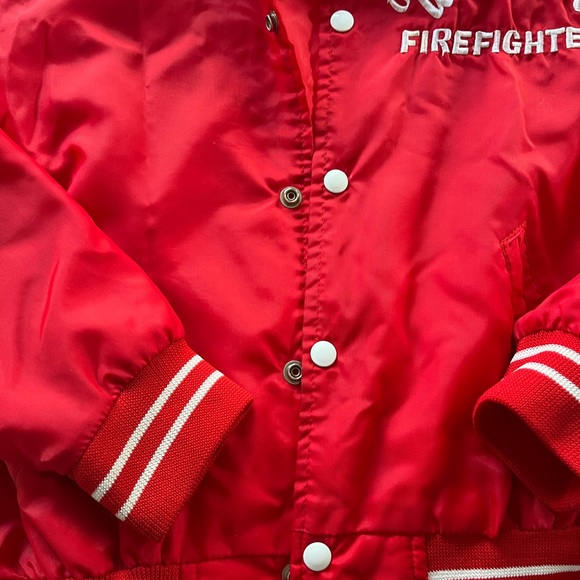 Vintage Waterloo Firefighters Bomber Jacket - Picture 6 of 8